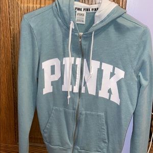 Pink zip up